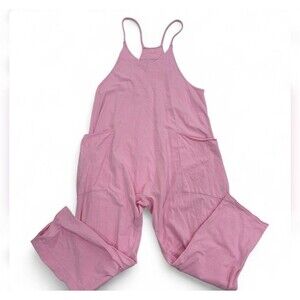 Free People Movement Jumpsuit Size Small Hotshot Romper Bubblegum Pink